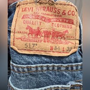 Men’s Levi’s 517 boot cut jeans W34 L32